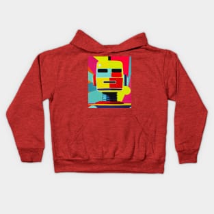 Robot full color Kids Hoodie